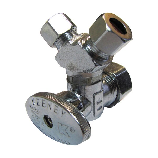 Plumb Pak Plumb Pak 5/8 in. Compression X 3/8 in. Compression Brass 3-Way Valve PP2903VLF - main